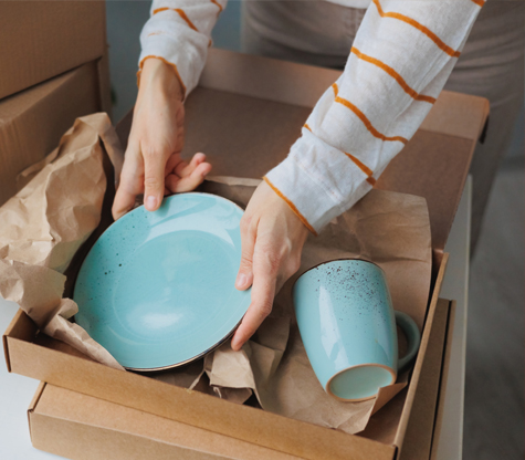 Plates Packing Storage